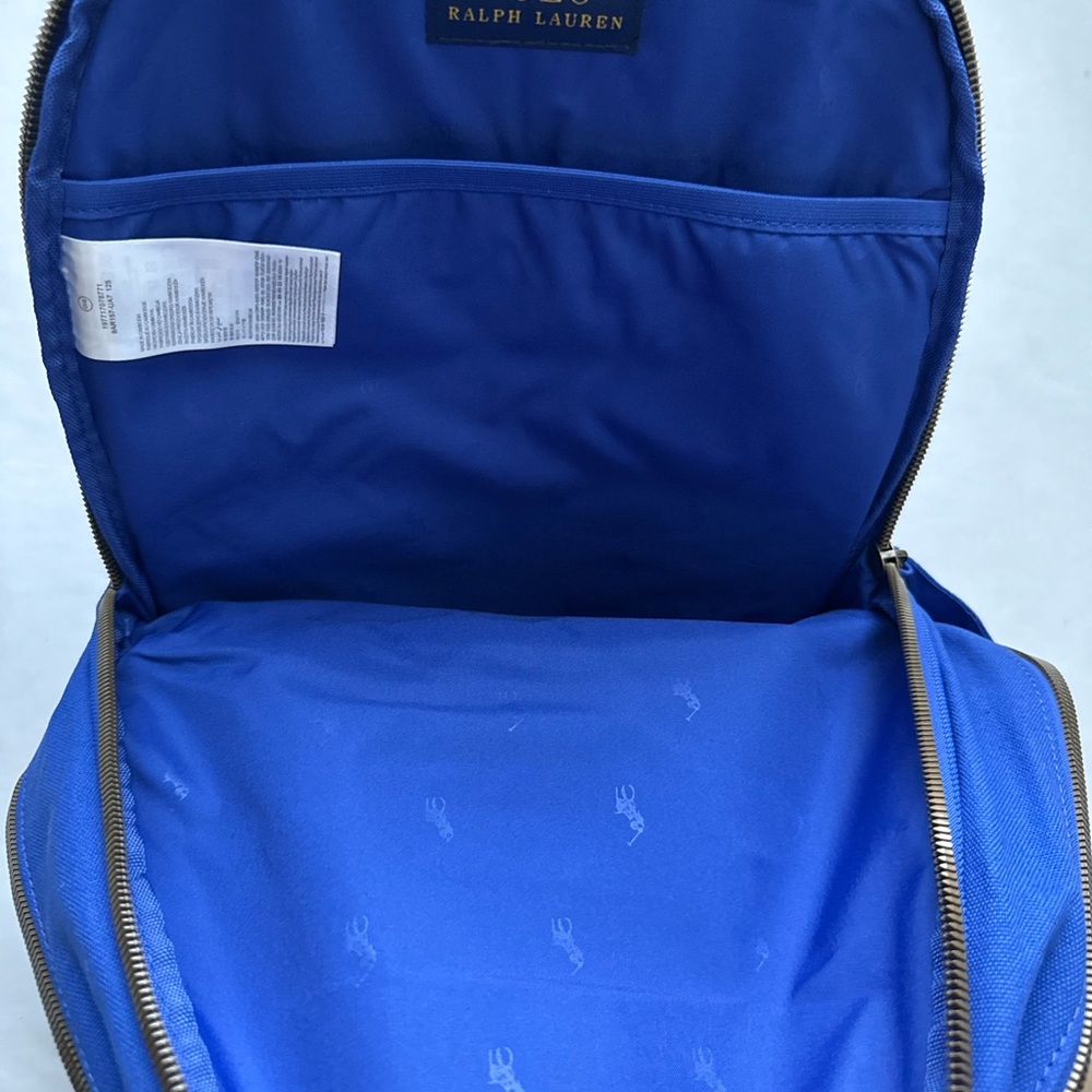 Polo Ralph Lauren 67 Bear Baseball Embroidered Men's Backpack - Picture 11 of 12